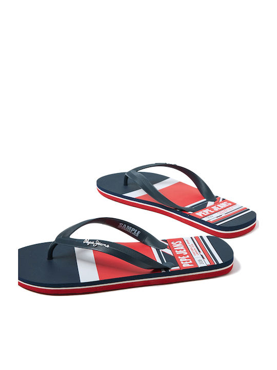 M WHALE 309 Men's Flip Flops Blue