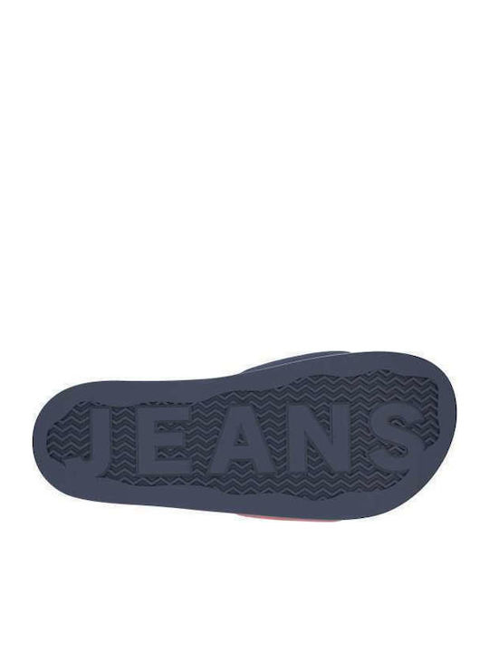 Men's Blue Slides