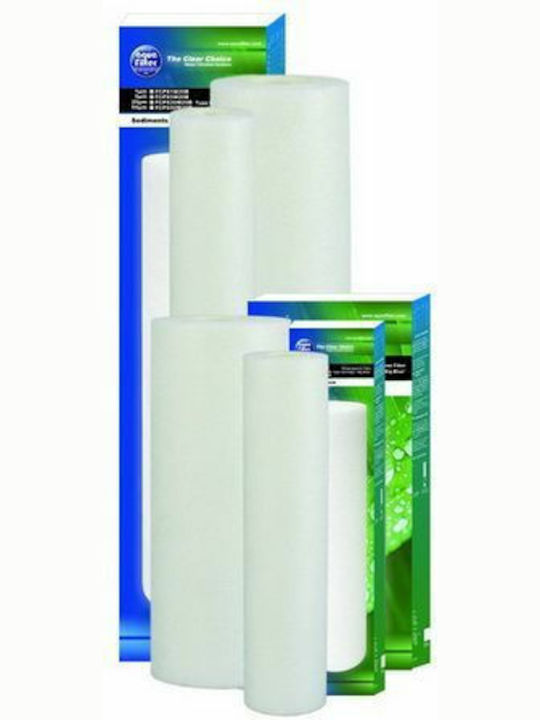 Aqua Filter Ersatz-Wasserfilter Zentrales Wasserfiltersystem / Umkehrosmose (RO) / Unter der Spüle aus Polypropylen 20" Groß-Blau FCPS20M20B 20 μm (Mikrometer)