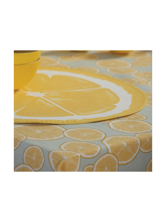 Nef-Nef Homeware Lemonade Placemats Tesatura Galben 38x38cm 1buc