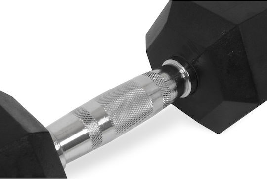 Optimum Rubber Hexagon Dumbbell 1 x 12.5kg