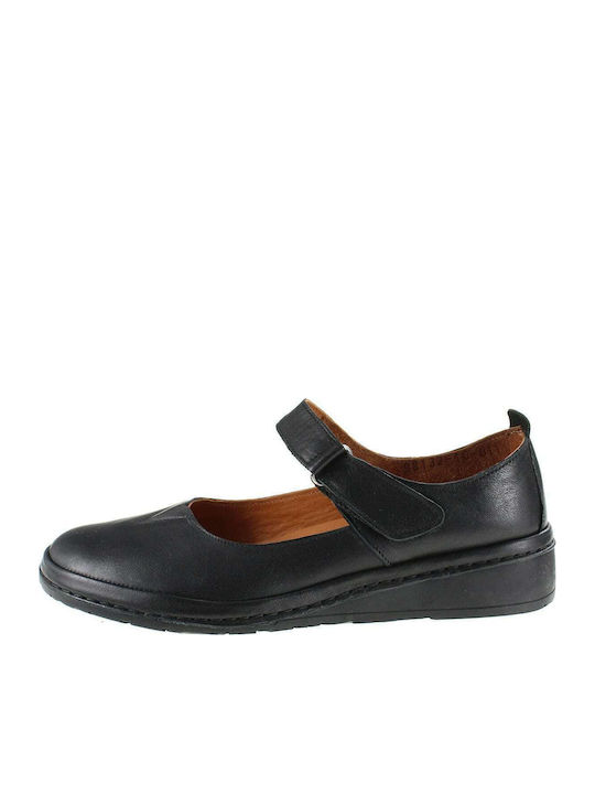 Anatomic Leather Ballerinas Black