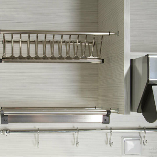Silver KS125-FOU KS125-FOU-GRI Bucătărie Mică cu Chiuvetă Stângă 125x65x209cm Gri