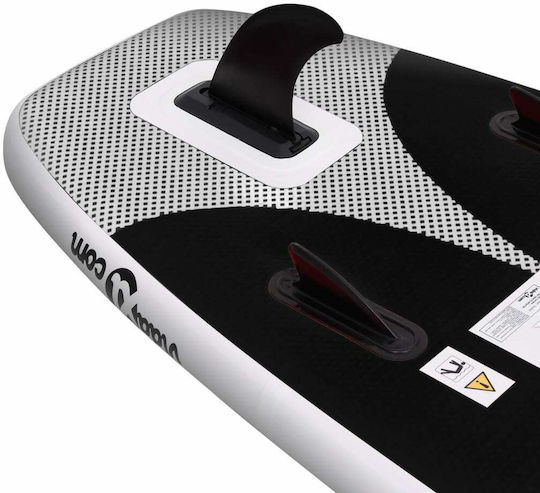 vidaXL Φουσκωτή Σανίδα SUP με Μήκος 3m Μαύρη