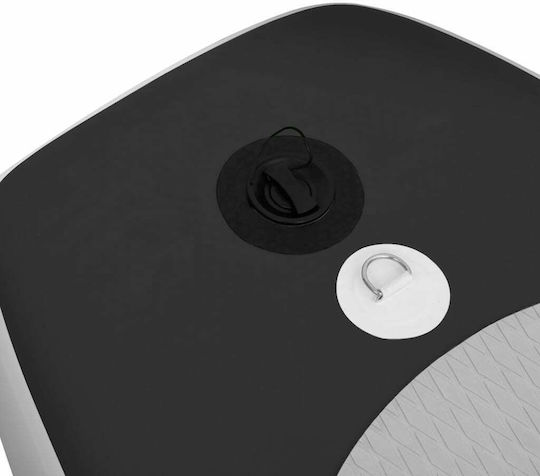 vidaXL Φουσκωτή Σανίδα SUP με Μήκος 3.6m Μαύρη