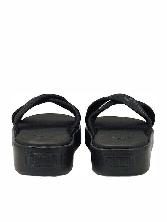 Women's Flat Sandals Flatforms in Black Color