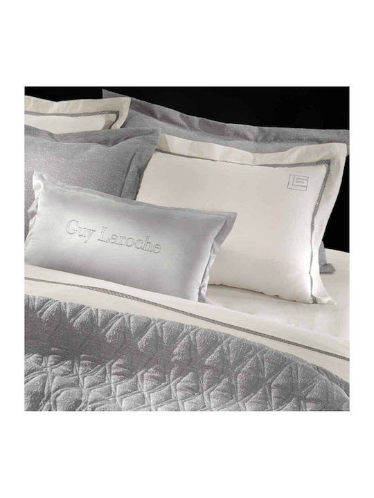 Guy Laroche Bettwäsche-Set King Size 270x280cm. Blend Silver Ivory 4Stück