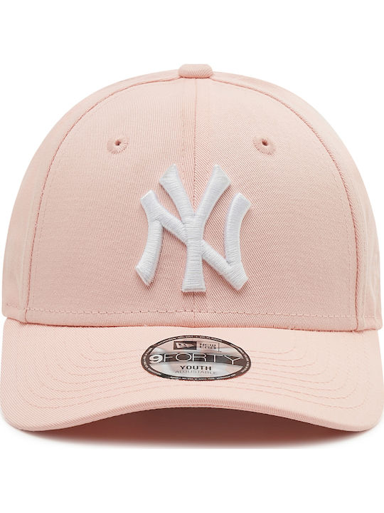 New Era Детска Шапка С Козирка New York Yankees Розова