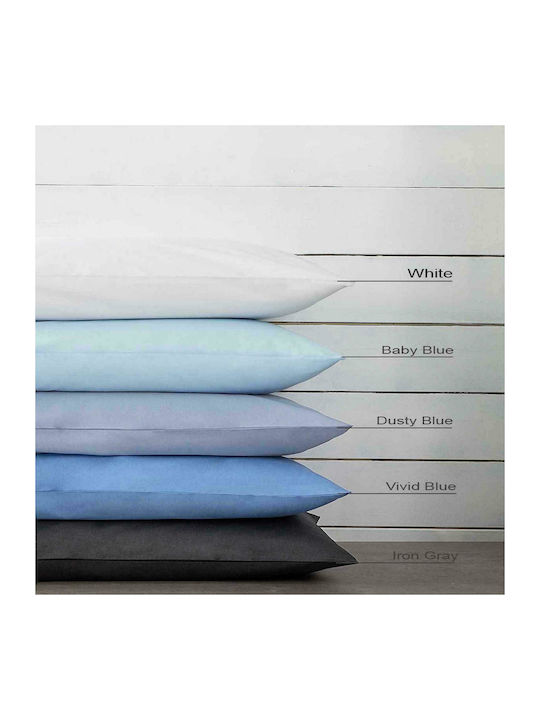 Nima Sheet Super-Double with Elastic 160x200+32cm. Unicolors White