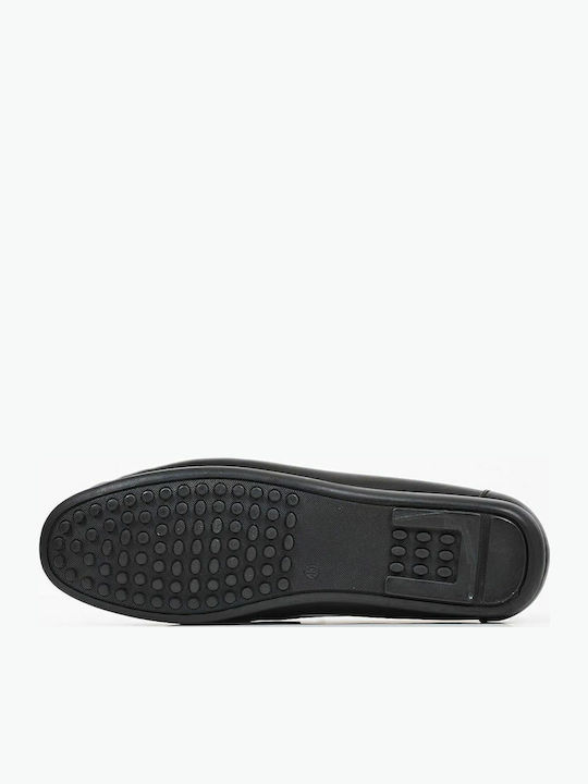 Men's Leather Moccasins Black