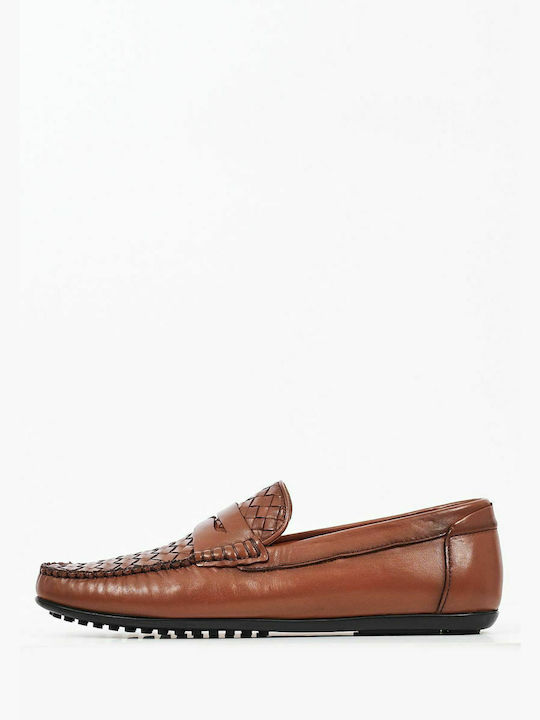 Vice Footwear Men's Leather Moccasins Tabac Brown