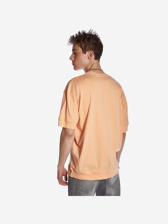 Brokers Jeans Herren T-Shirt Kurzarm Orange