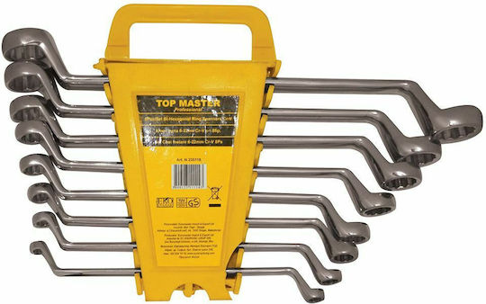 Topmaster Set de 8 Duble Chei poligonale Curbe