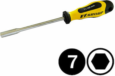 F.F. Group Screwdriver Sockets with Length 125mm