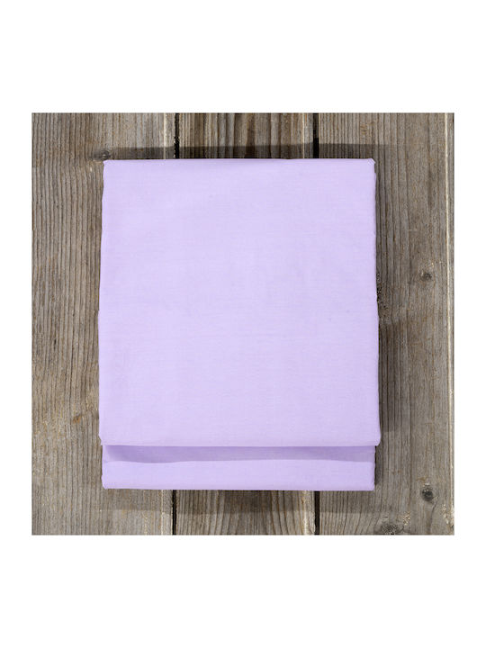 Nima Sheet for Single Bed with Elastic 100x200+32cm. Primal Lavender