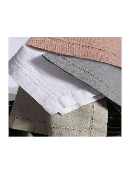 Nef-Nef Homeware Tablecloth Cotton-Linen Grey 150x250cm