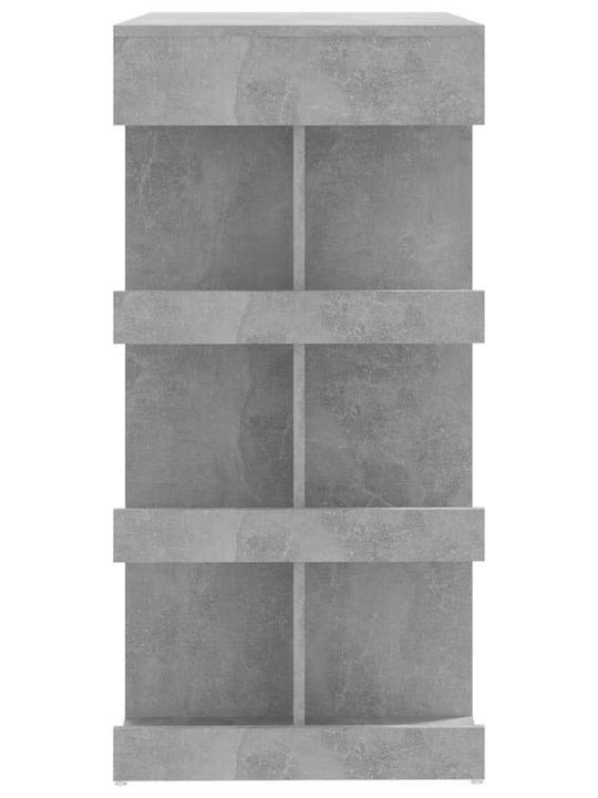 Τραπέζι Μπαρ Ξύλινο Γρκί 100x50x101.5εκ.