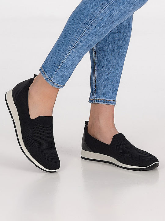 Anatomische Damen Slip-Ons Schwarze