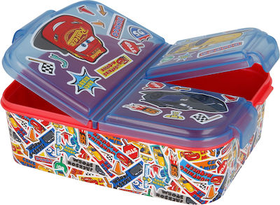 Stor Kids Lunch Plastic Box Multicolour L19.5xW16.5xH6.7cm