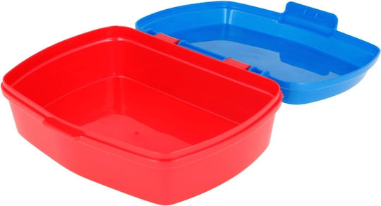 Stor Plastik Kinder Lebensmittelbehälter Sonic Rot 17 x 14 x 5.6cm