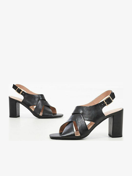 Women's Leather Sandals Anatomic Black