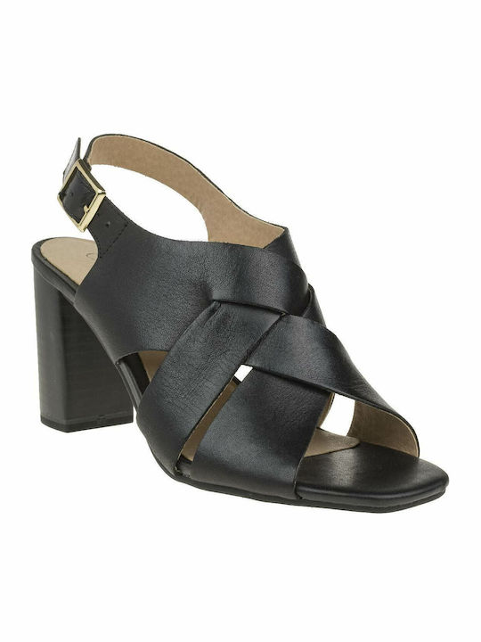 Women's Leather Sandals Anatomic Black