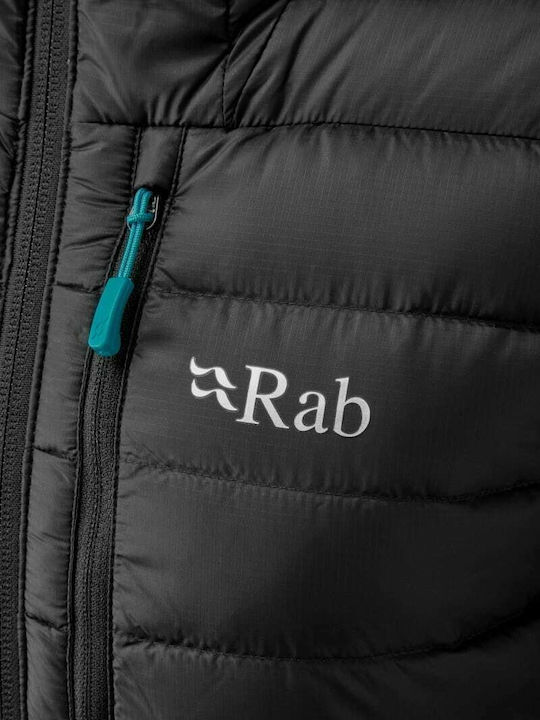 Microlight Alpine Scurtă Jachetă de femei Puffer pentru iarnă Negru