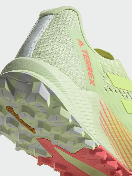 Terrex Agravic Flow 2.0 Дамски Спортни обувки Планинско бягане Почти Лайм / Pulse Lime / Turbo