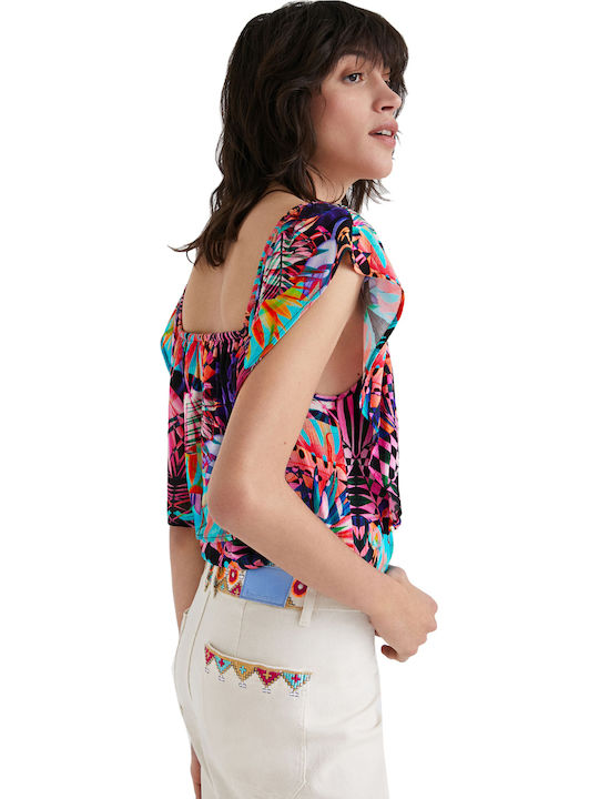 Short Sleeve Bodysuit Slim Fit Pink/Green/Blue