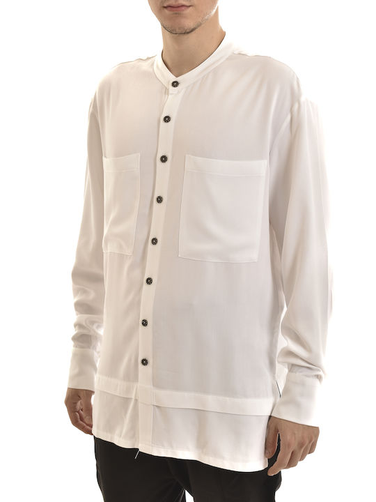 Indeed Button Up Shirt With Square Pockets-White (50.0422.514)