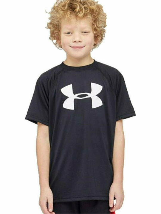 Kids' T-shirt Black Tech Big Logo Ss
