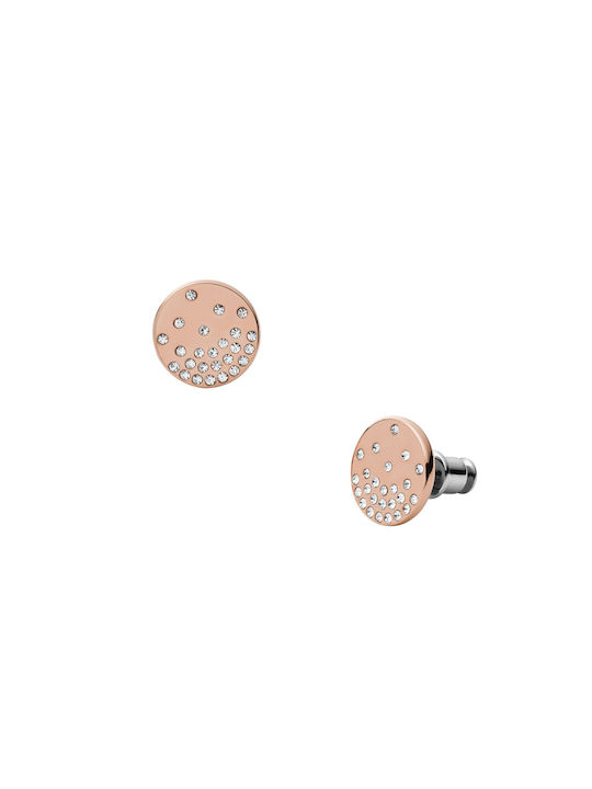 Earrings Skagen Elin Rose with zircon (P-54944)