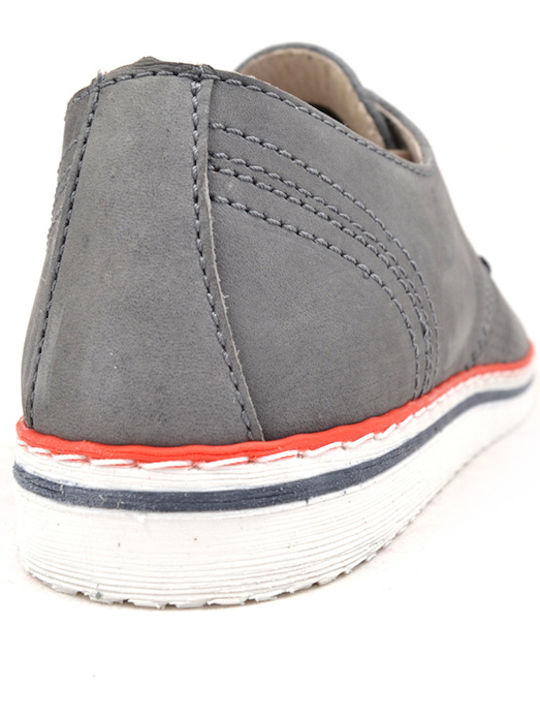 6570 Leder Herren Freizeitschuhe Gray