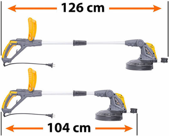 Powermat Ηλεκτρικό Χορτοκοπτικό Ώμου / Χειρός 1400W 2.6kg
