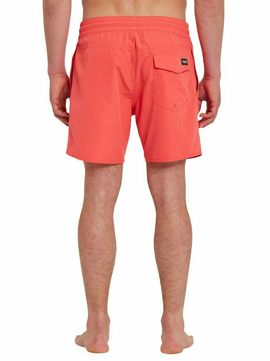 Volcom Men's Swimwear Shorts Red