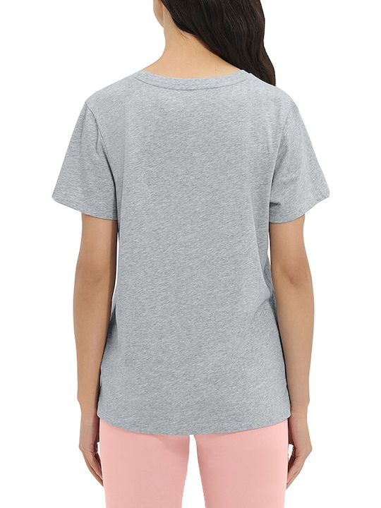 Damen T-Shirt Gray