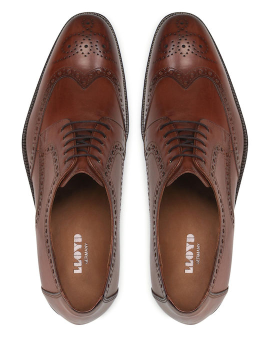 Lucien Men's Leather Oxfords Brown