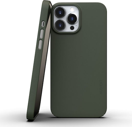 Nudient Thin Back Cover Plastic 1mm Pine Green (iPhone 13 Pro Max)