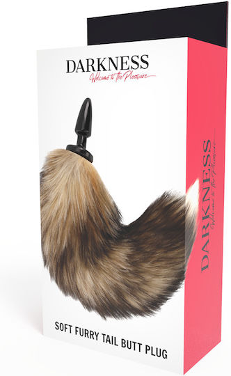 Pipedream Darkness Natural Tail Butt Plug Silicone Πρωκτική Σφήνα Black