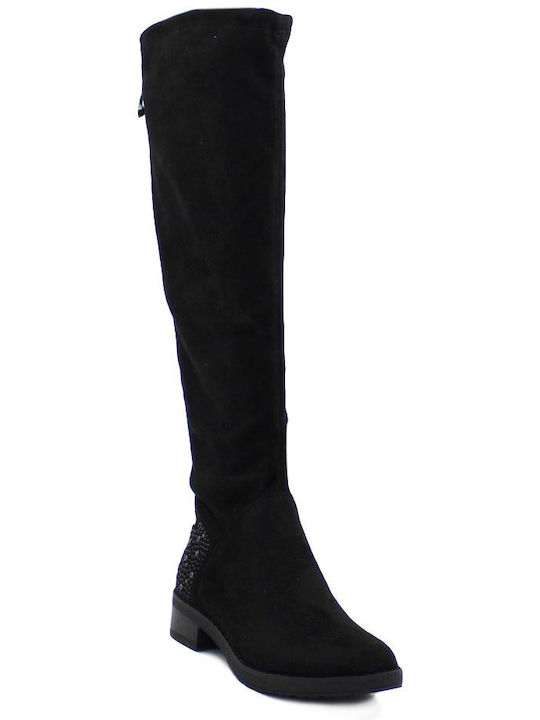 Xti Women's Boots with Zipper / Laces Black