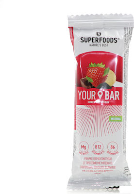 Superfoods Your Bar Μπάρα Πρωτεΐνης με Γεύση Φράουλα 45gr