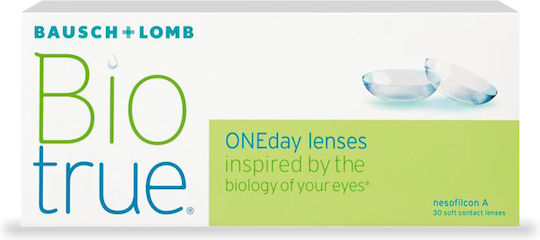 Bausch & Lomb Biotrue OneDay 30 Daily Contact Lenses Hydrogel with UV Protection