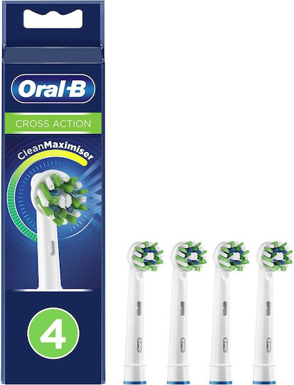 Oral-B CrossAction Electric Toothbrush Replacement Heads Value Pack 4pcs