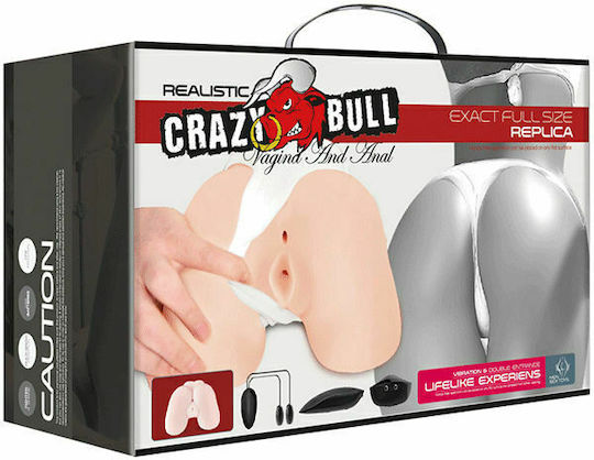 Crazy Bull Realistic Anus Vagina Vibration Posture 5 Masturbator BM-009173Z-1