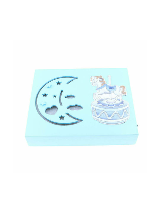 Prince Silvero Lampă decorativă pentru copii Carusel Turcoaz 16x13cm