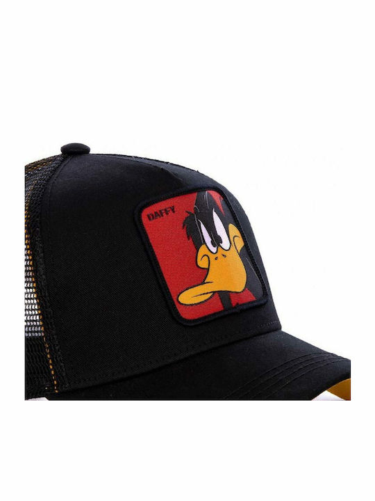 Looney Tunes Daffy Duck Men's Trucker Cap Black