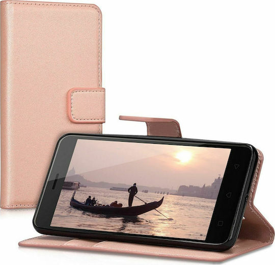 Book Piele artificială Rose Gold (Xiaomi Mi 10T Lite)