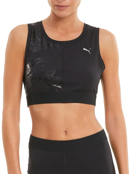 Γυνăkĭe Crop Top Fără Mânecă Negru