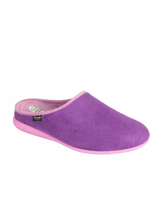 Scholl Chika Anatomische Damen Hausschuhe in Flieder Farbe