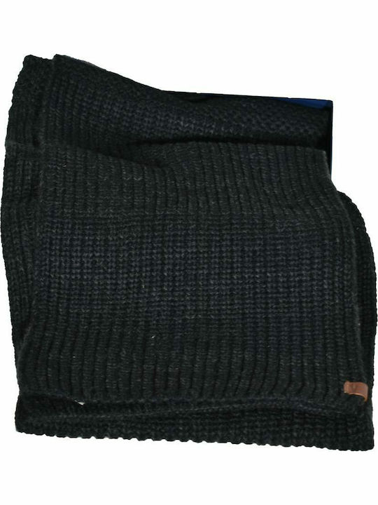 Set with Beanie Knitted in Black color